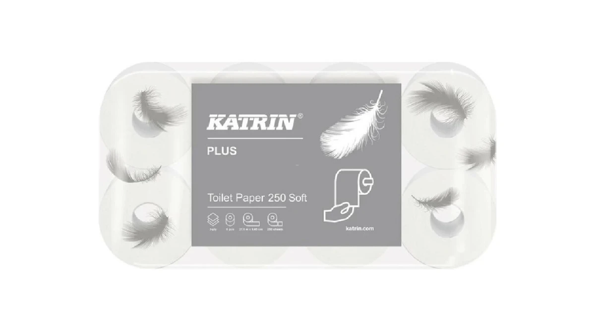 KATRIN WC-Papier Plus soft 3-lagig, 1'080 Rollen