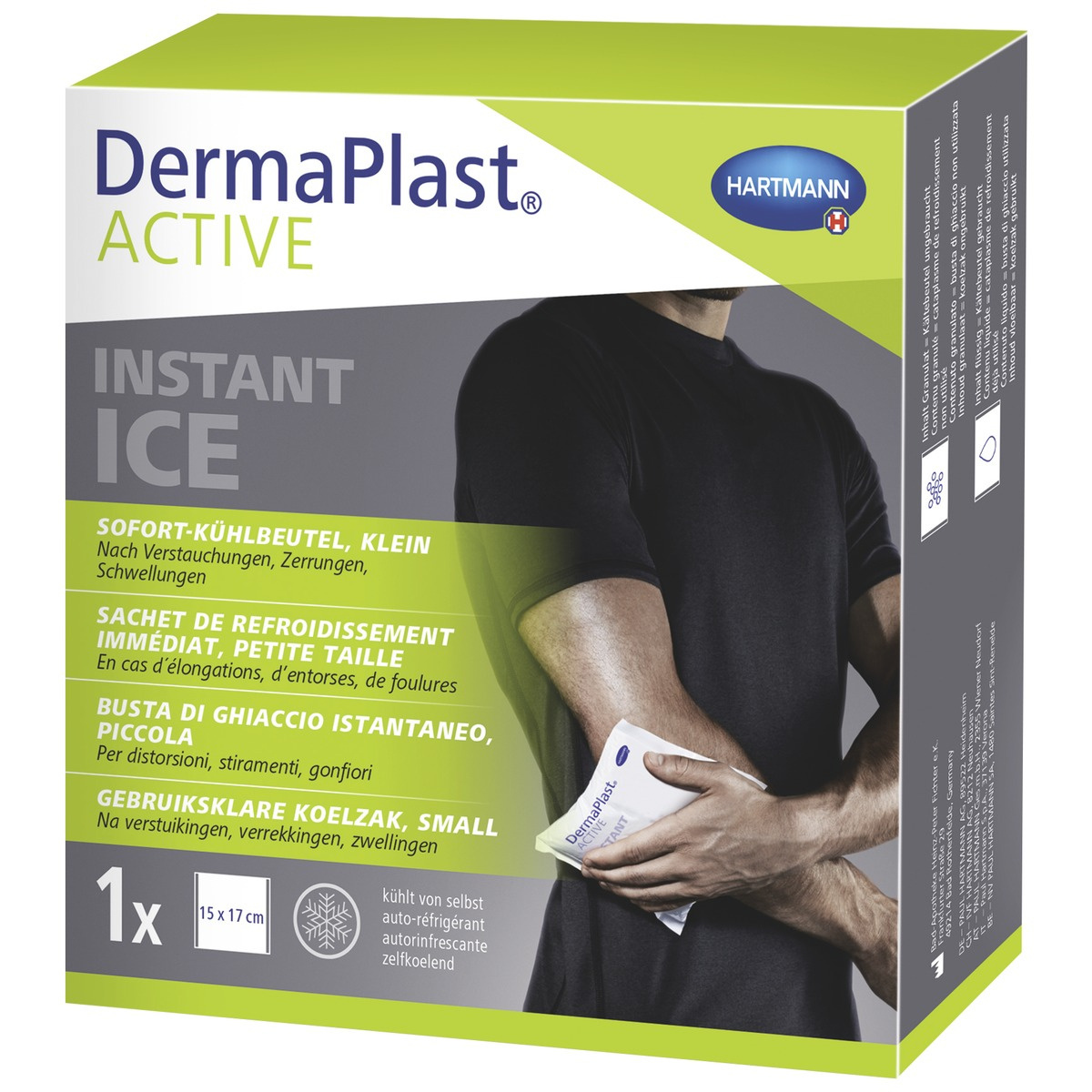DermaPlast Active Sofort-Kühlbeutel mini, 15 x 17 cm, 1 Faltschachtel à 1 Stück