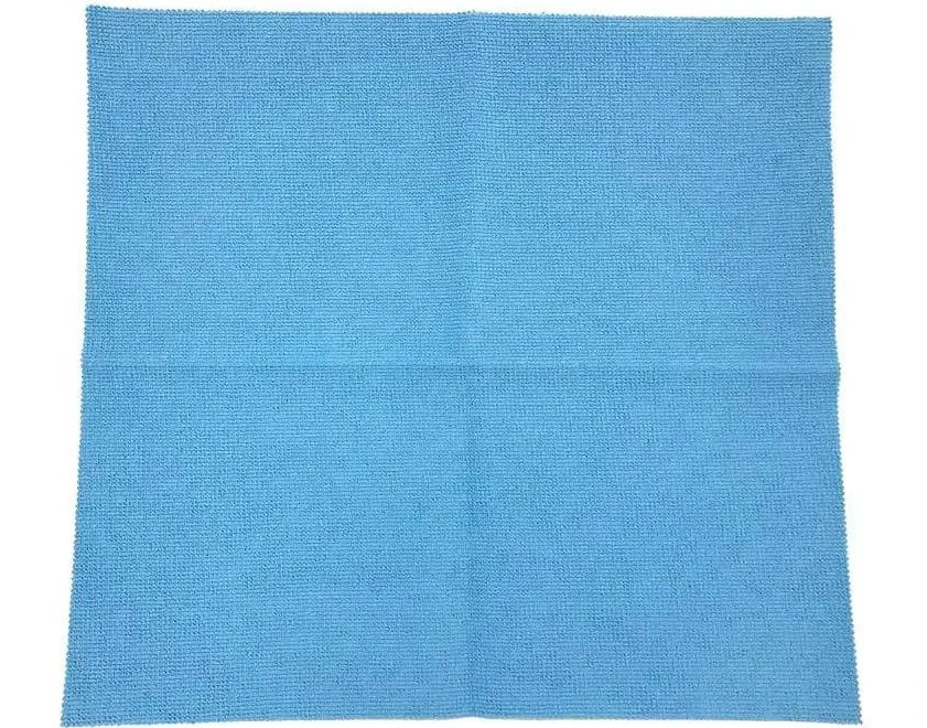 Microfasertuch "Briliant" blau, 35 x 40 cm, 370 gr / m2, Pack à 10 Stück