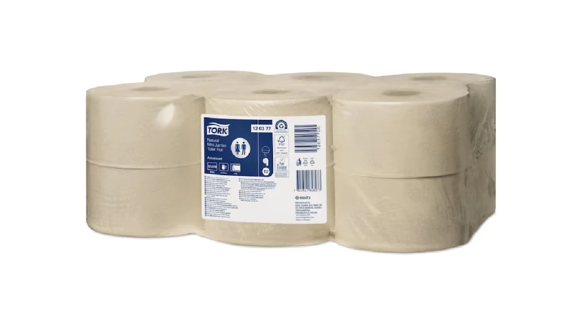 TORK WC-Papier Advanced Jumbo Mini 2-lagig, 12 Rollen