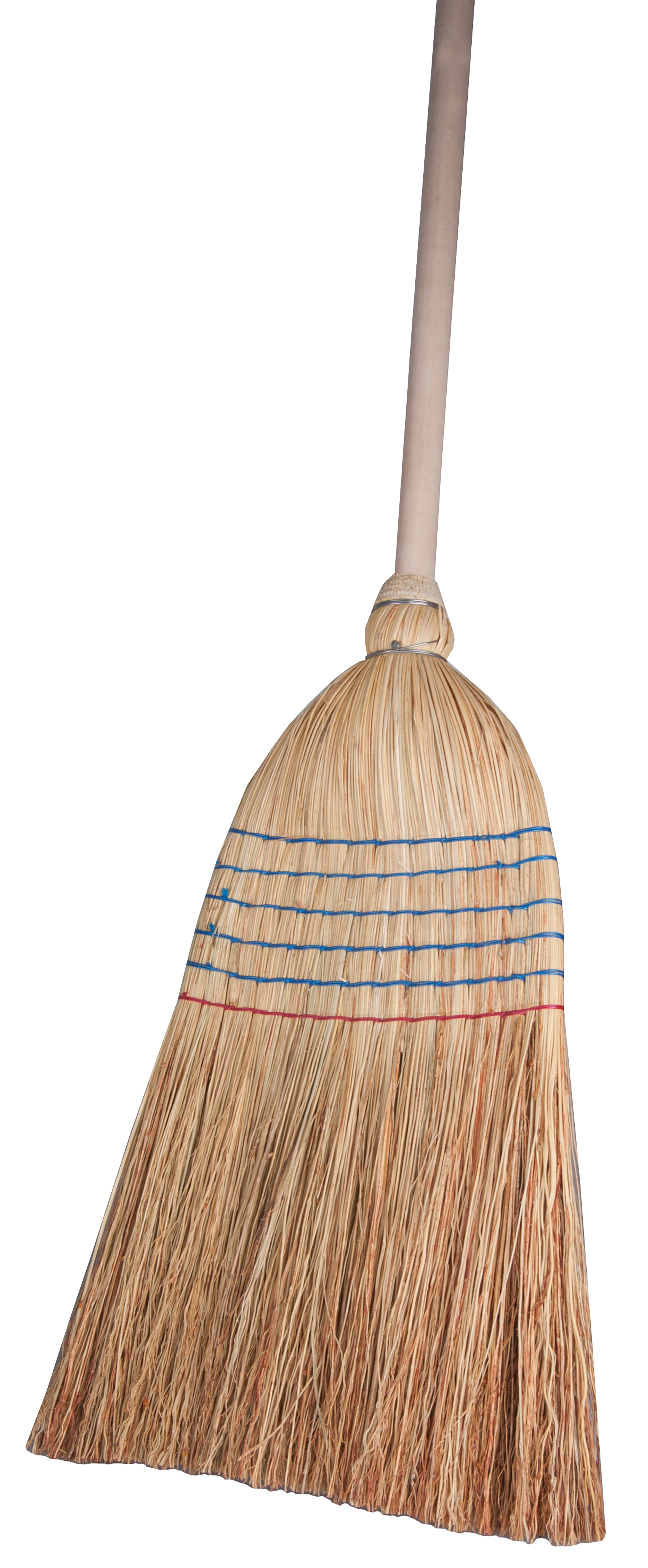 Industrie-Reisbesen 6-Band mit Holzstiel aus Buche