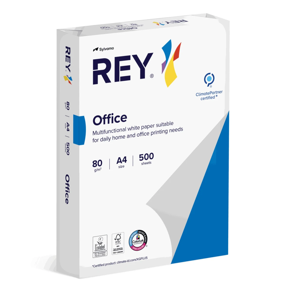 REY Kopierpapier Office A4, 80 g/m², 500 Blatt