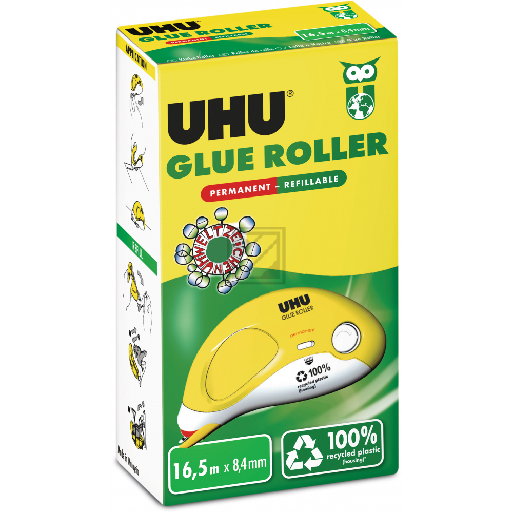 UHU Kleberoller perm. Refillable 990345 transparent