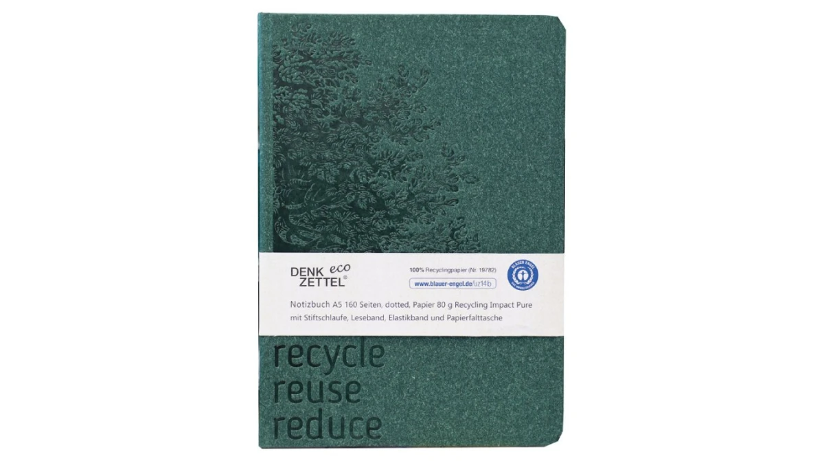 DENKZETTEL® Notizbuch Eco - A5 - Blauer Engel