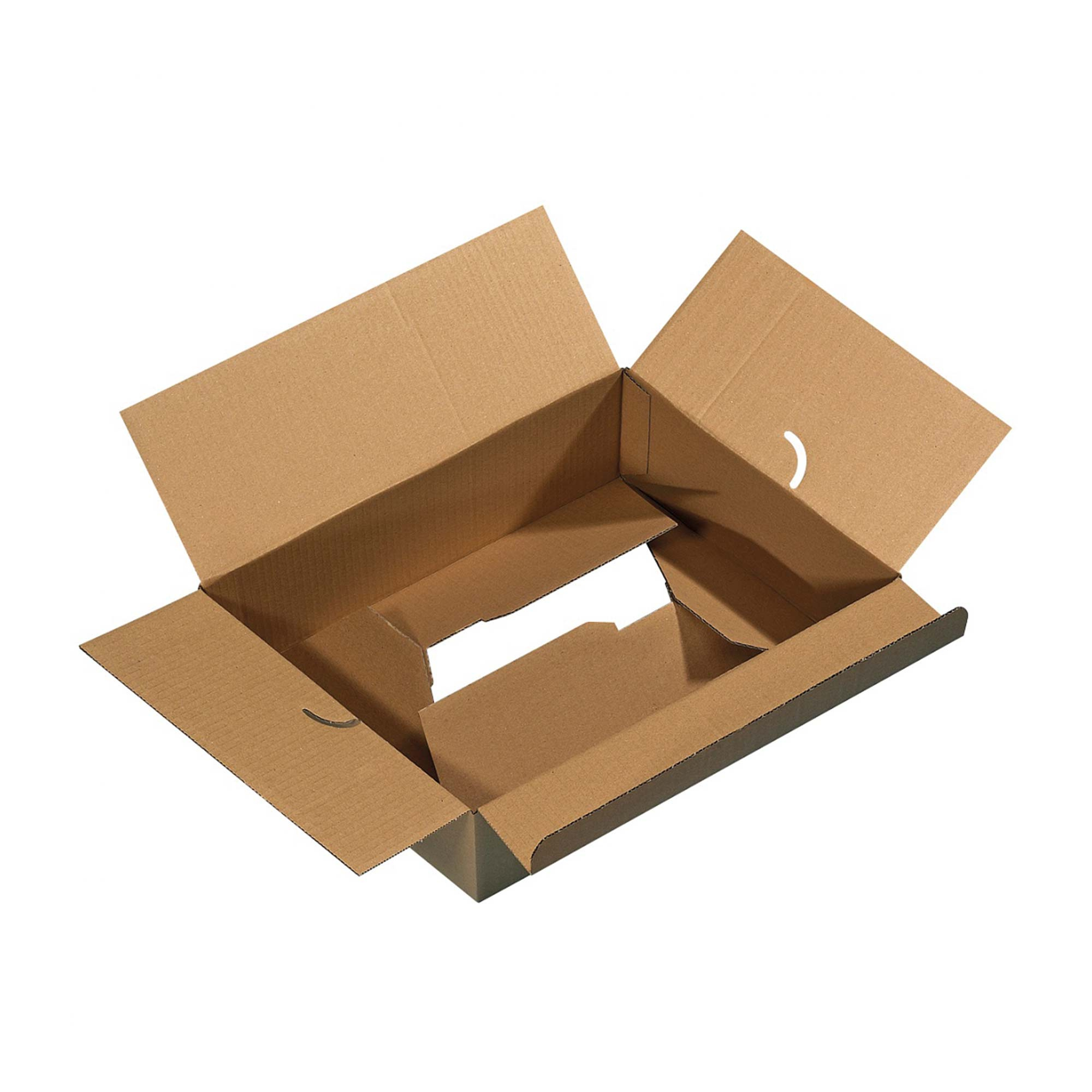 Euro-Modul-Standartkartons, 1-wellig, 284x184x167 mm, Pack à 15 Stück