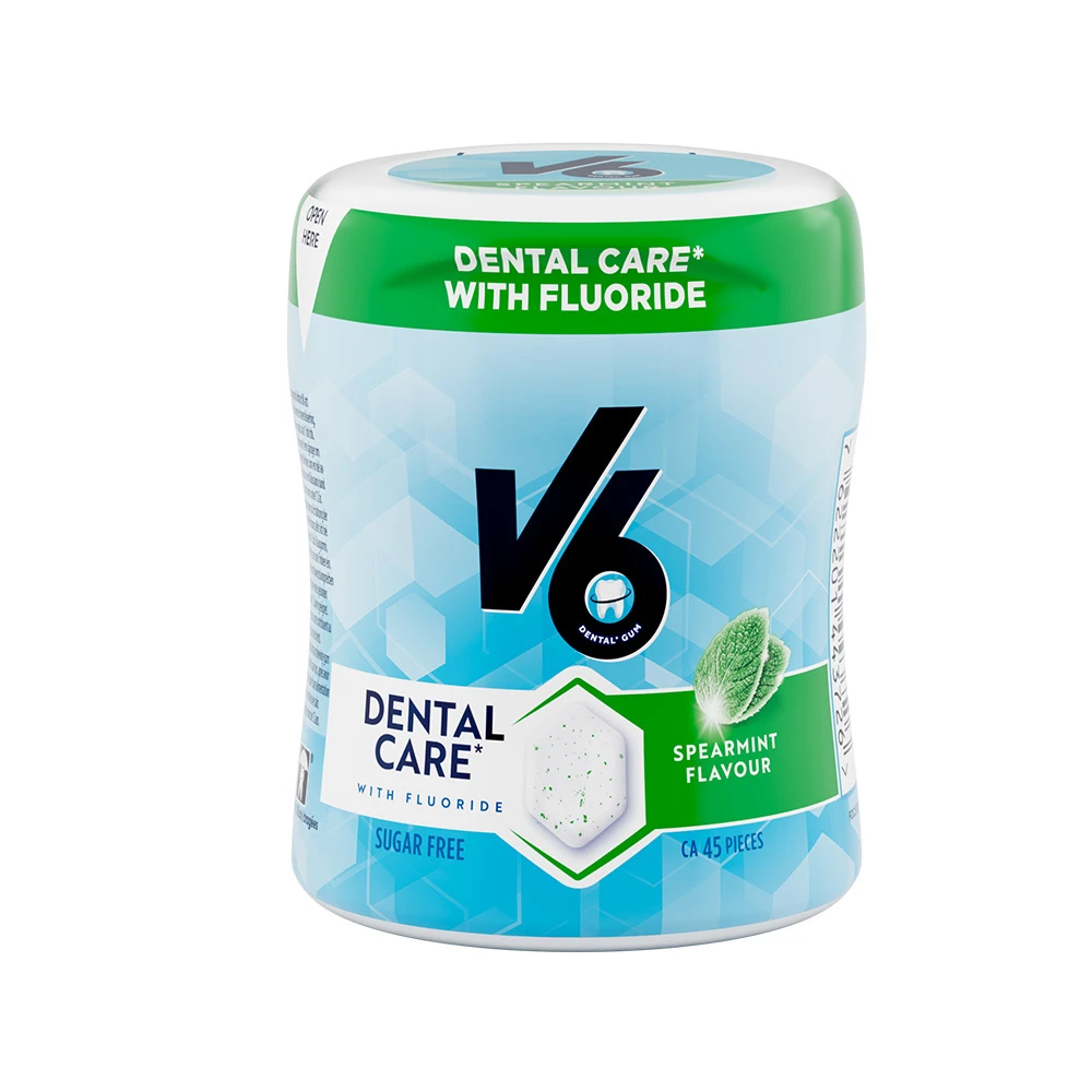 V6 Kaugummi Oral B Spearmint 6 x 77 g