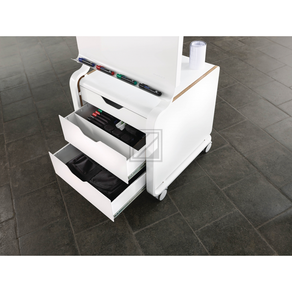 MAGNETOP. Tool-Hub Evolution Plus 12270600 weiss, mit Rollen