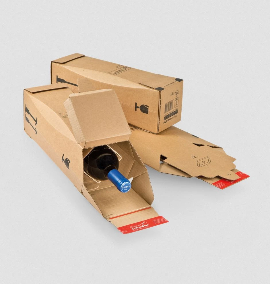 COLOMPAC Weinversandkarton, Pack à 10. Stück