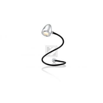 HANSA Tischleuchte LED 1,5W 415010652 silber satiniert Snake