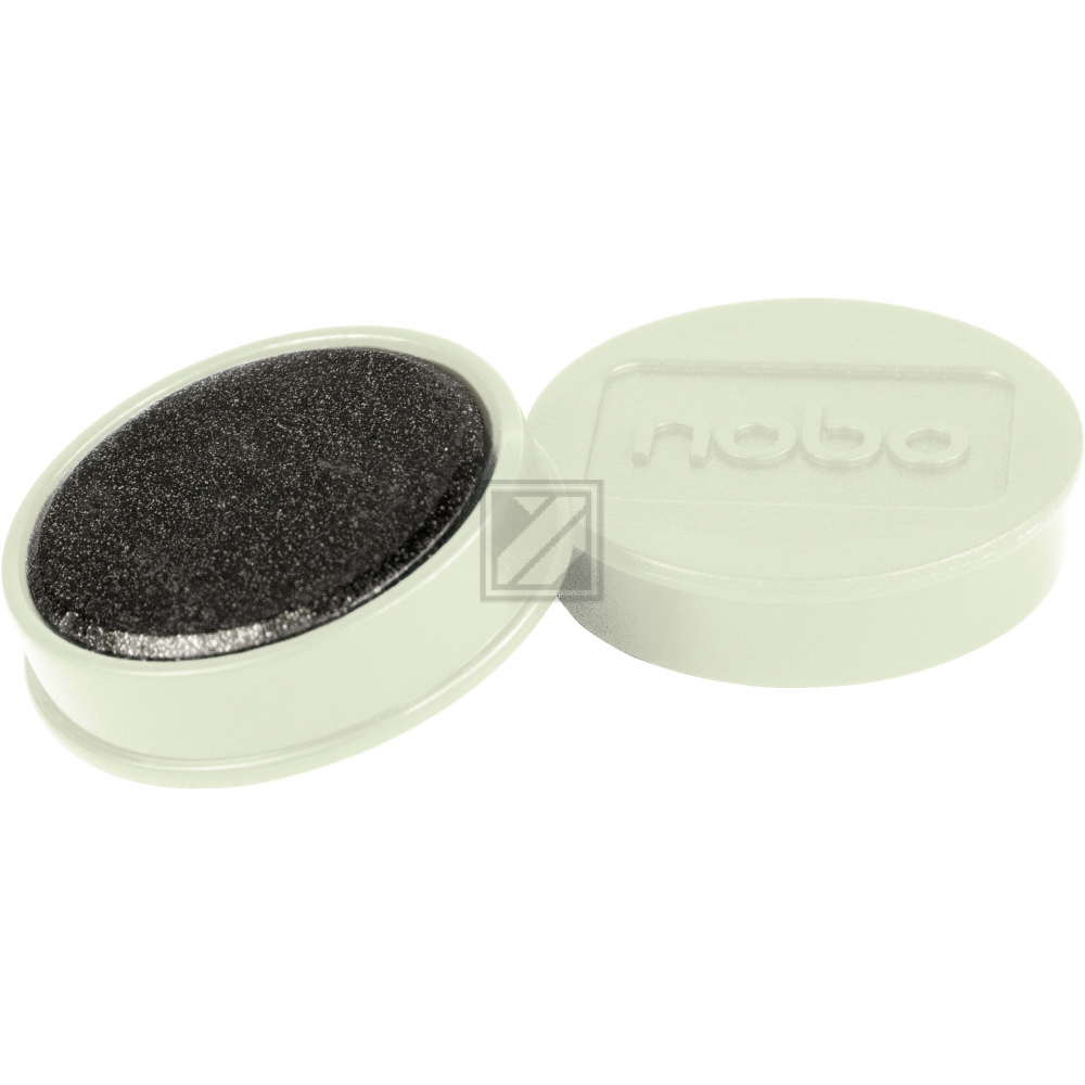 NOBO Magnet rund 32mm 1915301 weiss 10 Stück