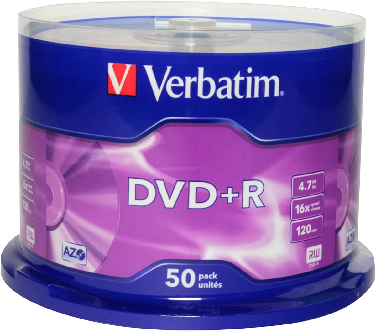 VERBATIM DVD+R Spindle 4.7GB