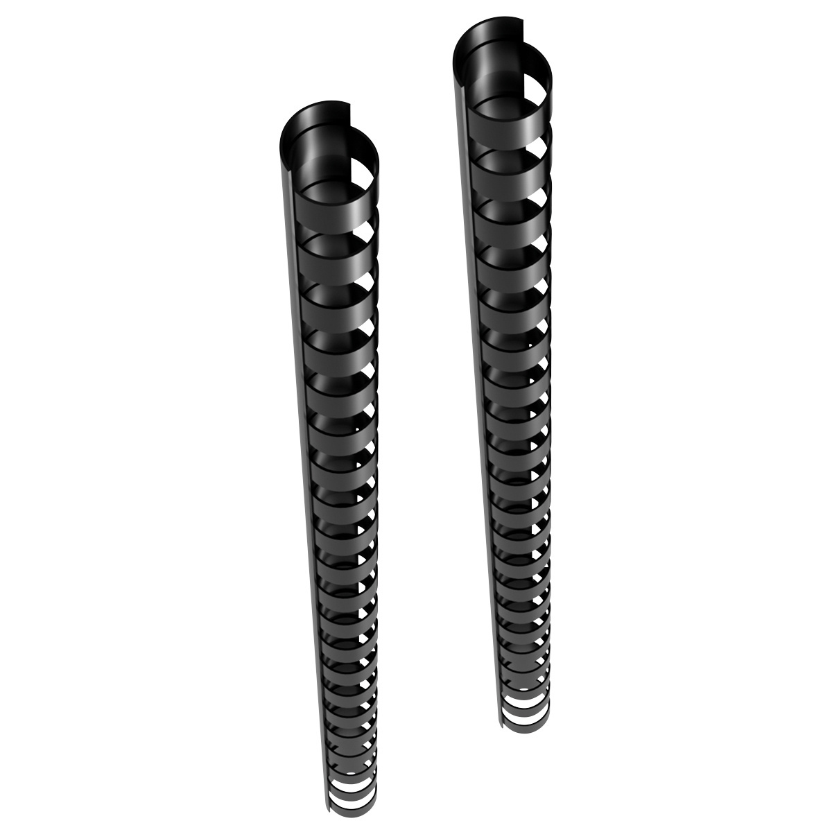 25 GENIE Binderücken 10 mm, schwarz