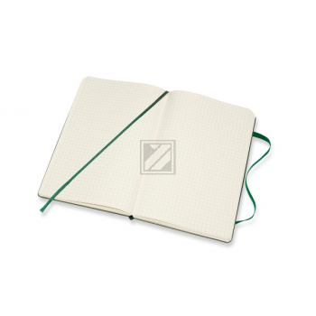 MOLESKINE Notizbuch HC L/A5 629087 kariert, myrtengrün, 240 S.