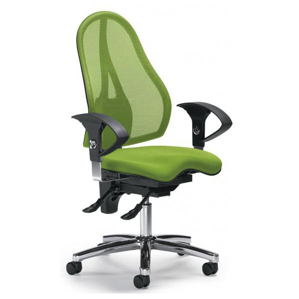 Bürodrehstuhl Sitness 40 NET, grün