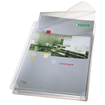 LEITZ Zeigetasche PP Maxi A4  mit Klappe - 5 Stk.
