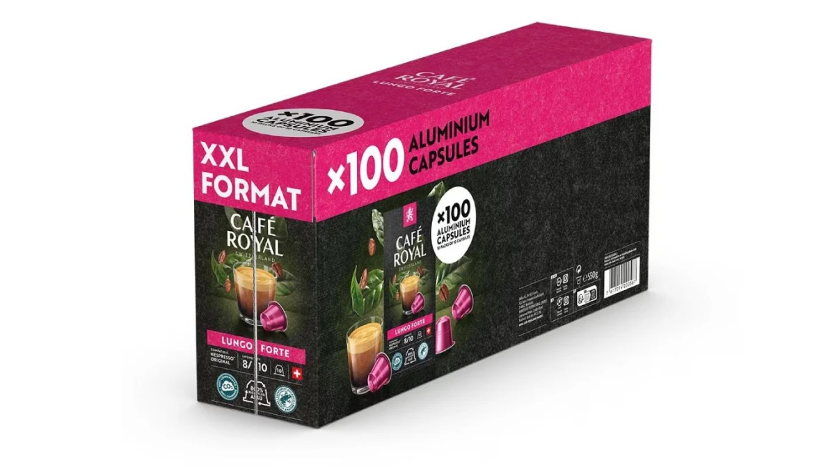 CAFE ROYAL Kaffeekapseln Lungo Forte 100 Stück