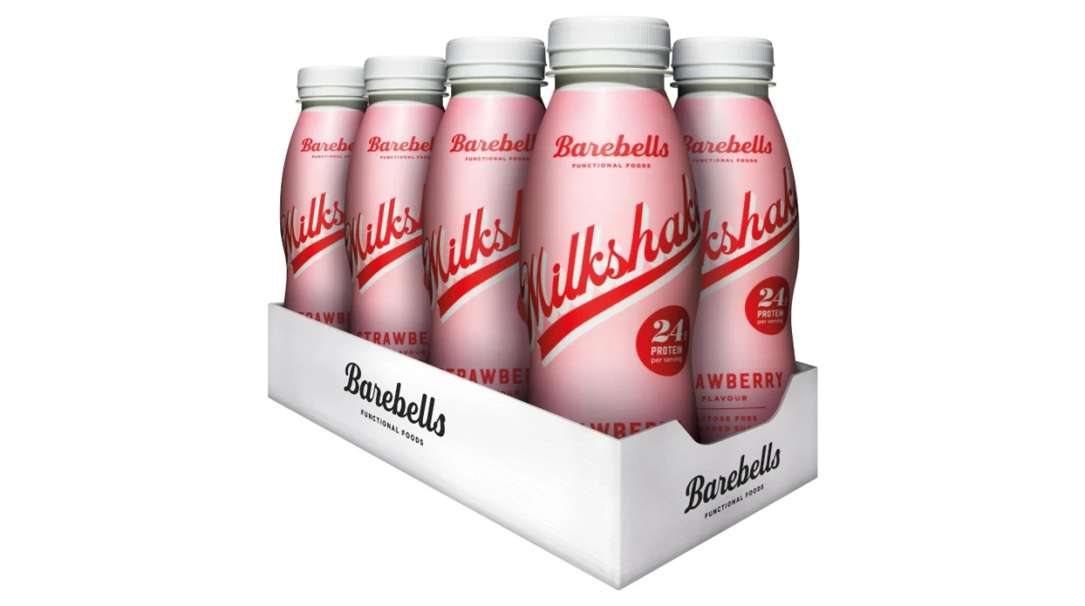 BAREBELLS Milkshake Protein Strawberry 8 x 330 ml