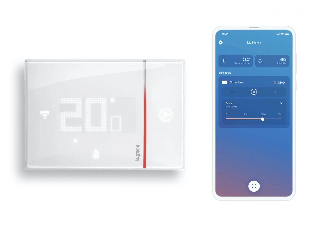 Legrand Smarther 2 with Netatmo Raumthermostat (UP)