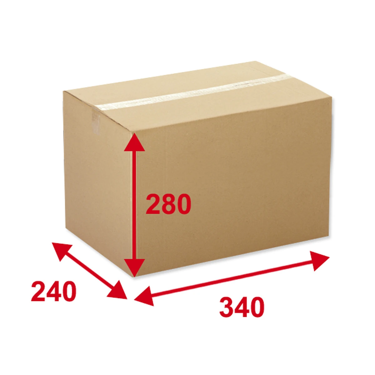 Versandkarton 34 x 24 x 28 cm