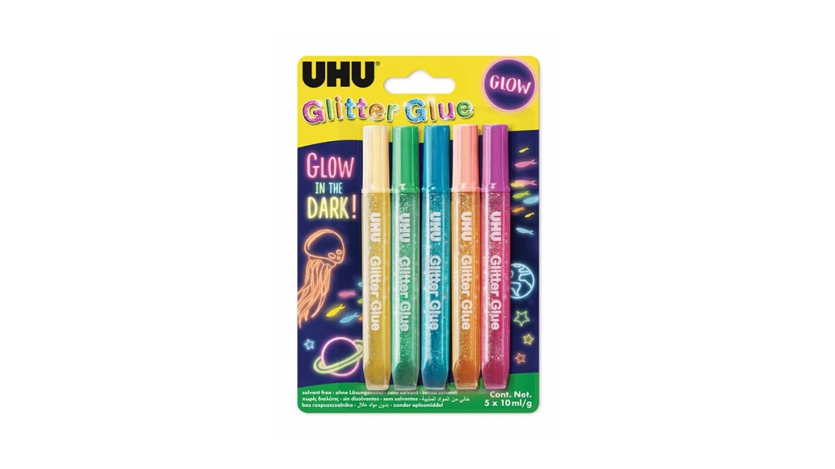 UHU Glitter Glue Glow