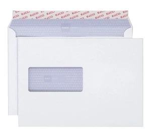 ELCO Briefumschläge Laser C5 229 x 162 mm, weiss , Fenster links, Pack à 500 Stück