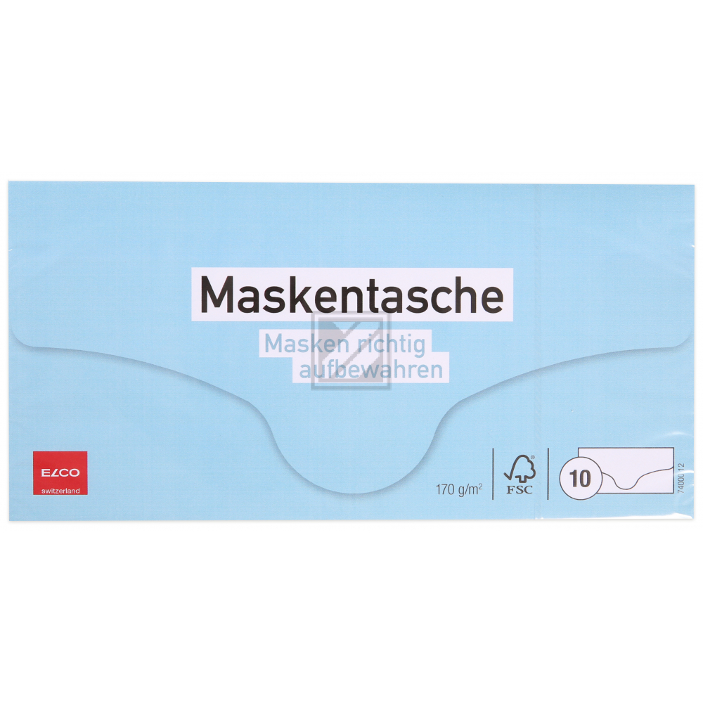 ELCO Couvert für Masken C5/6 74000.12 170g, weiss 10 Stück