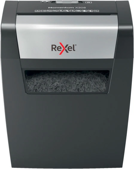 REXEL Aktenvernichter Momentum X308, P-3, 15lt