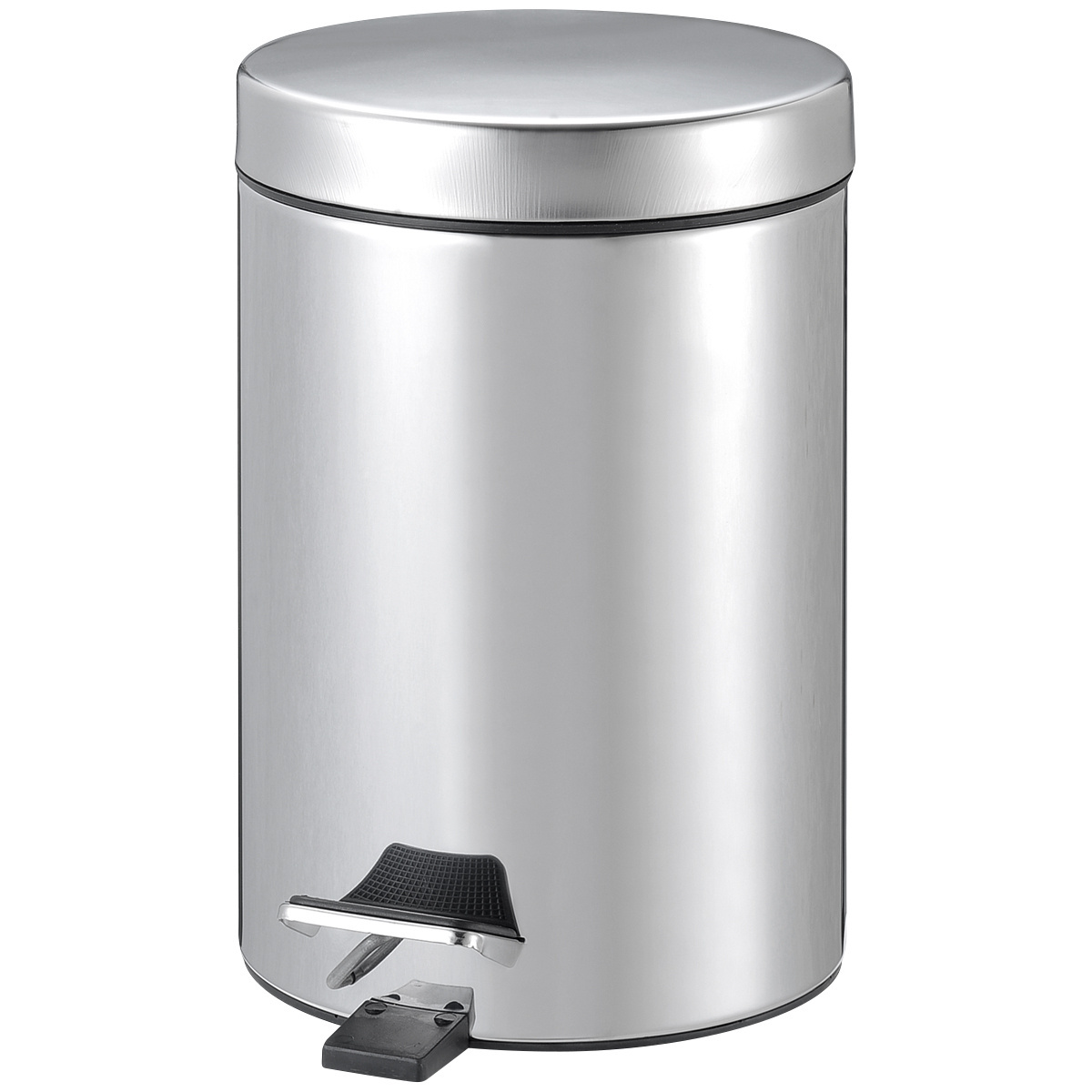 Tretabfallbehälter 3l Edelstahl, aus Stahl,mit Fusspedal
