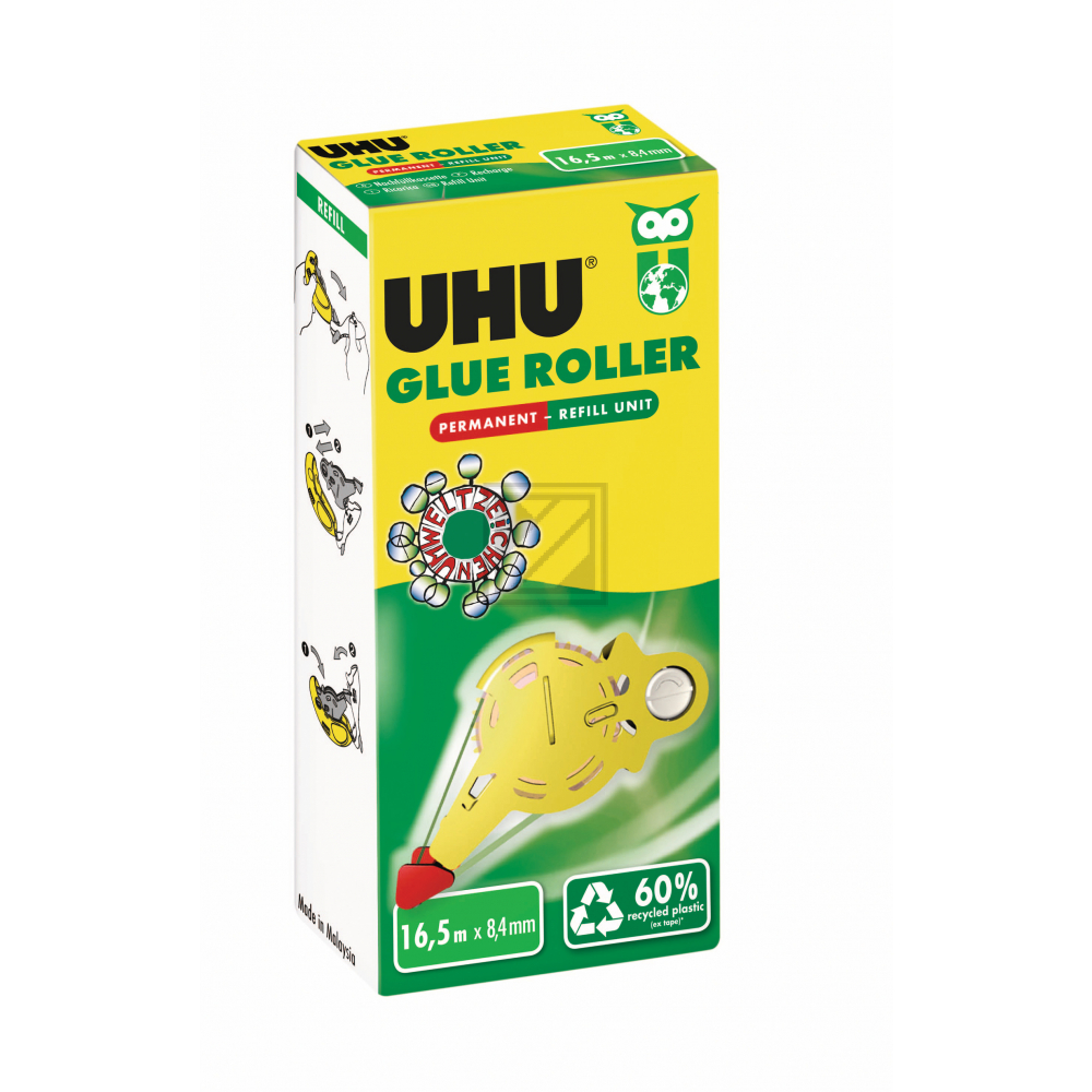 UHU Kleberoller perm. Refill Unit 990346 transparent