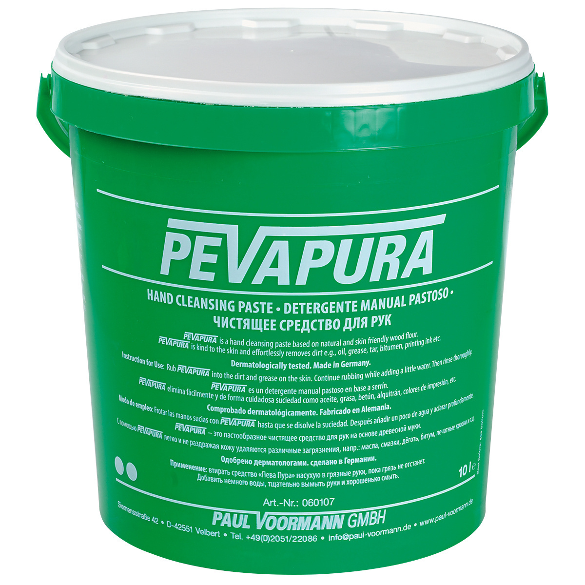Handwaschpaste PEVAPURA, 10 Liter