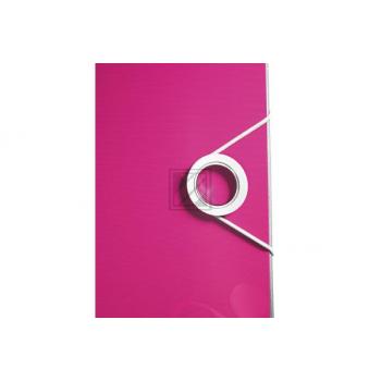 LEITZ Ordner 8cm 11060023 pink metallic A4
