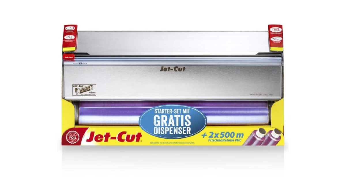 JET-CUT Frischhaltefolie Nachfüllrollen 4 Stück