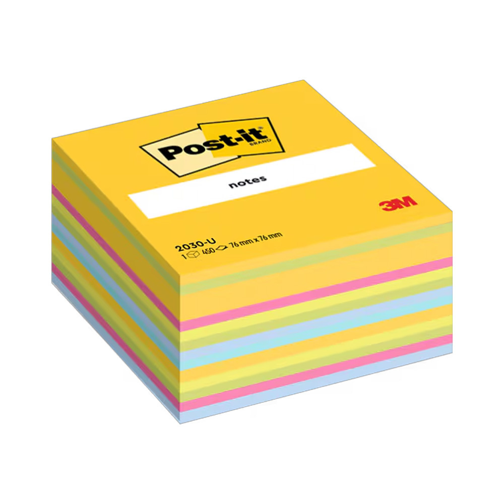 Post-it Haftnotizwürfel ultrafarben 76 x 76 mm mit 450 Blatt