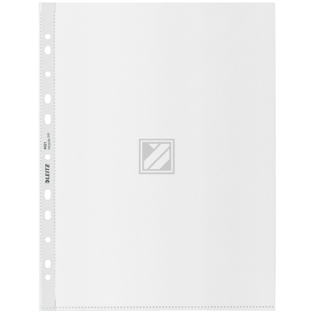 LEITZ Zeigetaschen PP Recycle A4 40210003 transparent, 100my 25 Stück