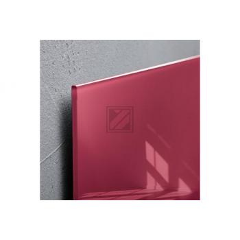 SIGEL Glas-Magnetboard GL272 rot 480x480x15mm