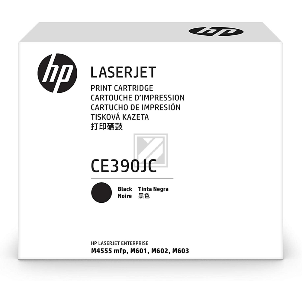 HP Toner-Kartusche Contract (nur für Vertragskunden) schwarz HC plus (CE390JC, 90J)