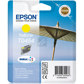 Epson Tintenpatrone gelb (C13T04544010, T0454)