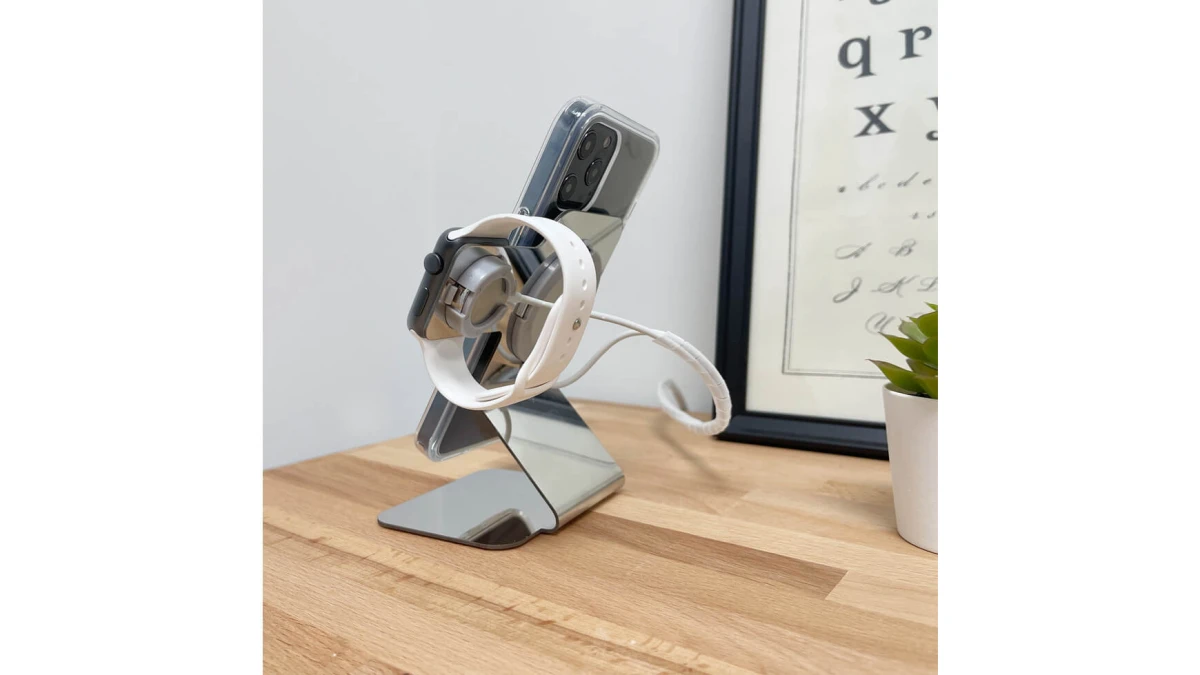 MACALLY MMAGSTAND2-SS MagSafe & Apple Watch Ständer