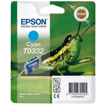 Epson Tintenpatrone cyan (C13T03324010, T0332)