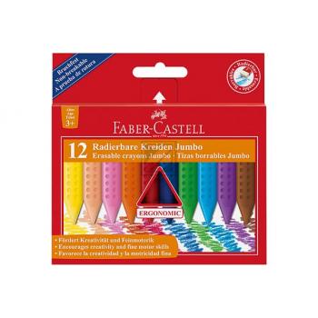 FABER-CA. Kreiden Grip Jumbo 122540 12 Farben Etui