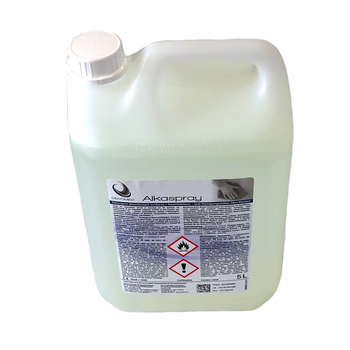 DENTIMED Flächendesinfektion Alkaspray 5 L