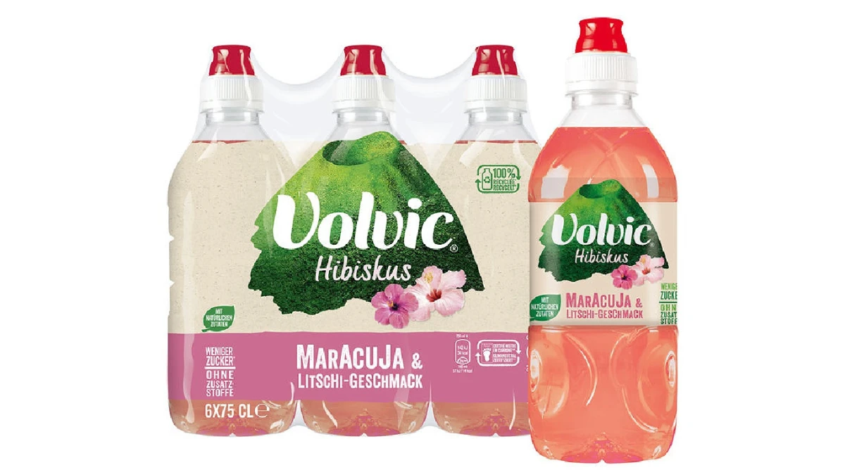 VOLVIC Tee Sportcap Hibiskus 6 x 7.5 dl