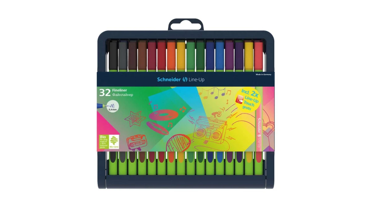 SCHNEIDER Fineliner Line-Up 32 Farben