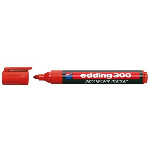 edding Permanent Marker 300 rot