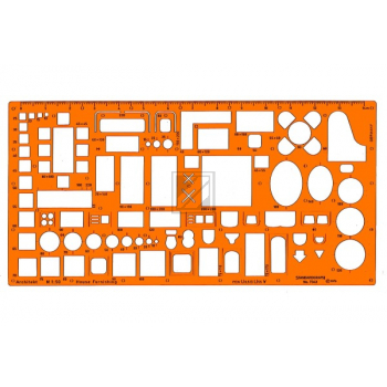 DUX Möblierungsschablone 1:50 7343 Architekt