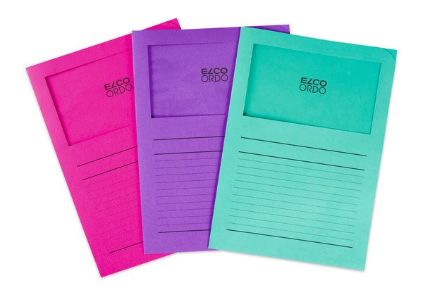 ELCO Ordo Classico mit Linien, fuchsia, Pack à 100 Stück
