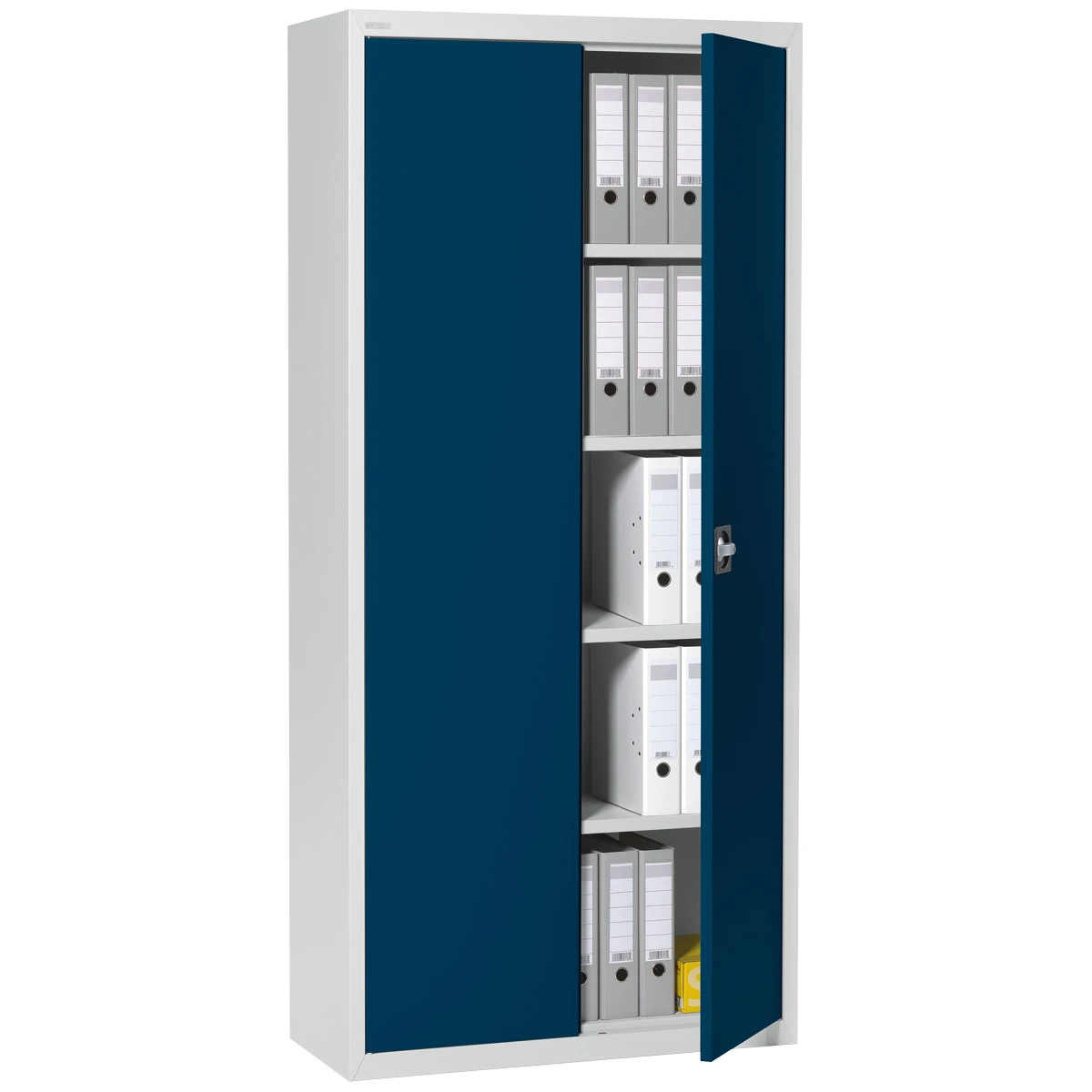 Flügeltürschrank, dunkelblau (RAL 5011)