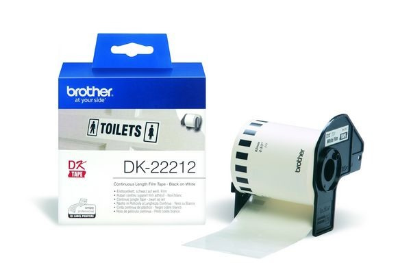 brother Endlosetikett DK-22212, weiss 62 mm x 15.24 m