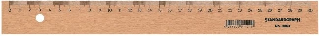 DUX Holzlineal 30cm
