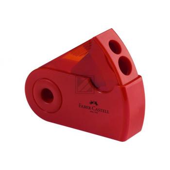 FABER-CA. Doppelspitzdose SLEEVE 182701 rot/blau